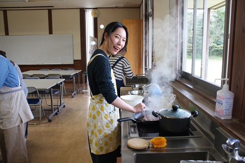 食材の準備写真